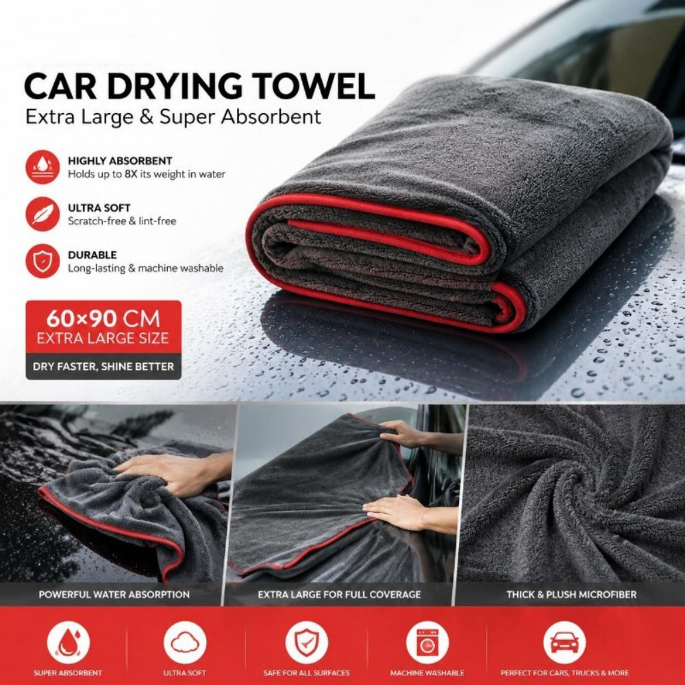 Microfiber Towel Detailing - Ultra Absorbent Car Towel XXL Extra