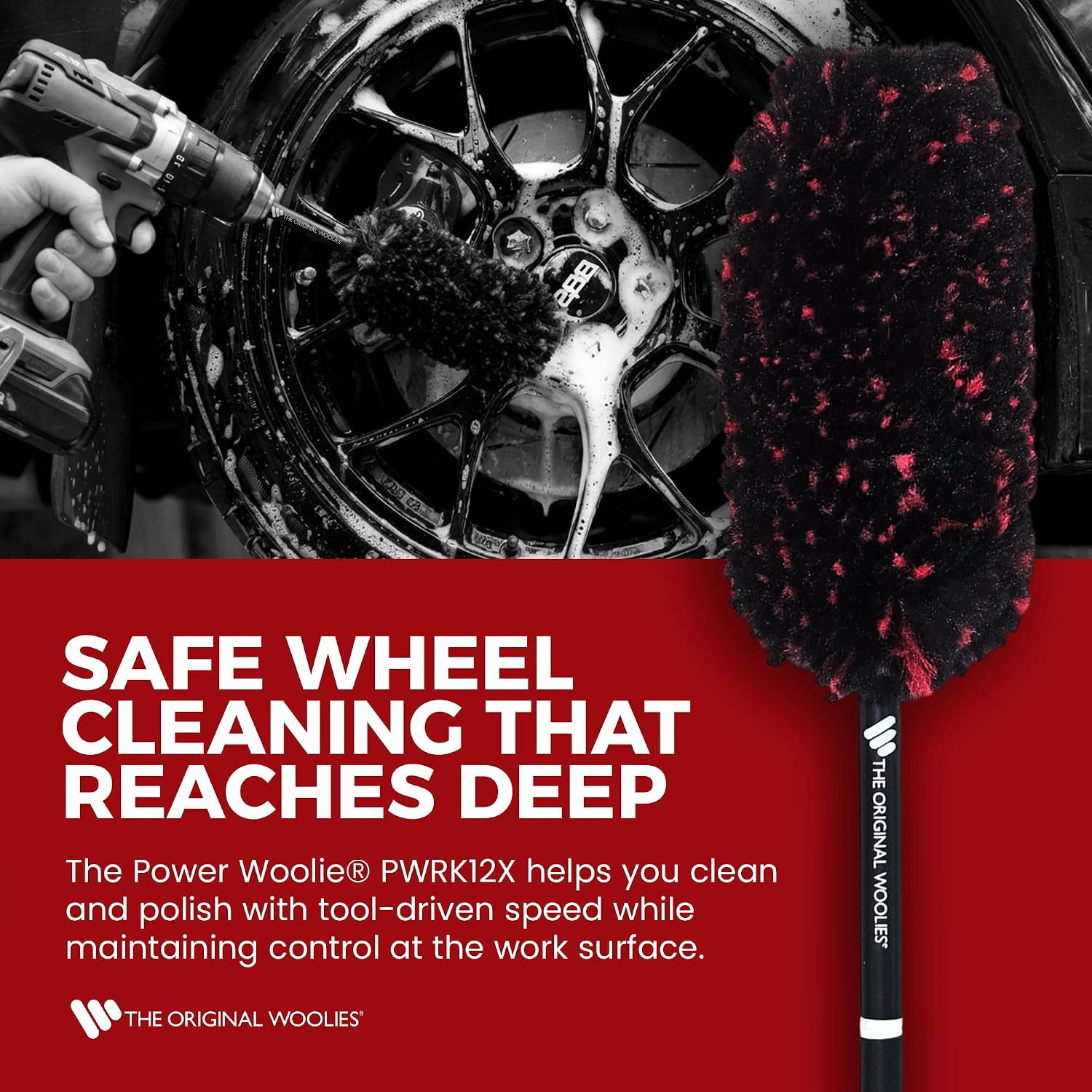 Drill Powered Wheel Cleaning B - Wheel Cleaner Alloy ulasan dan harga