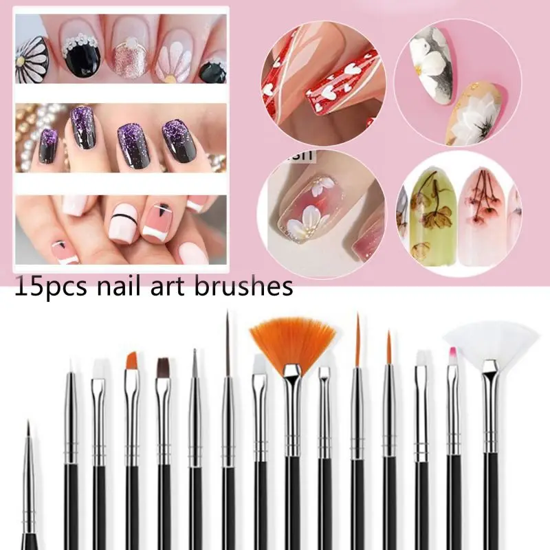 15pcs Fine Detail Paint Brush  - Detailing Brush Set ulasan dan harga